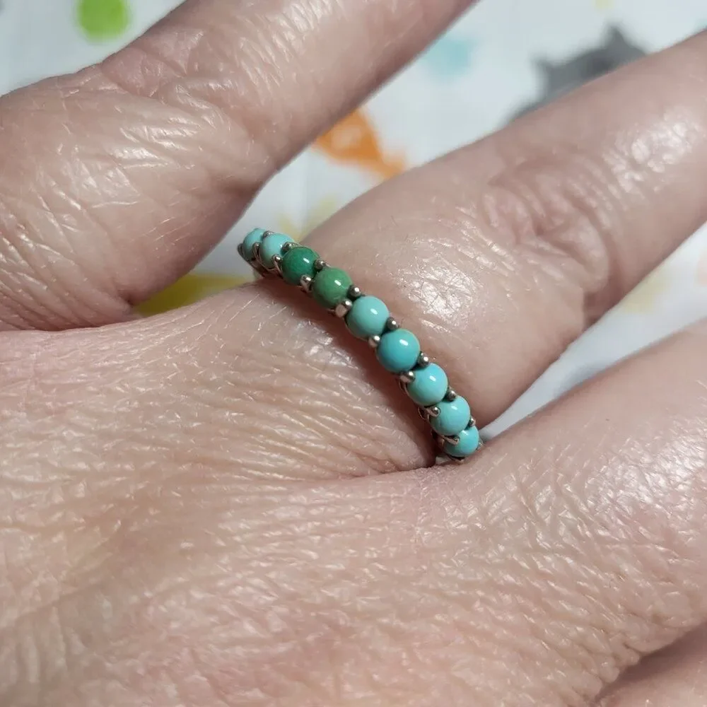Sonoran Blue Turquoise Sterling Silver Ring